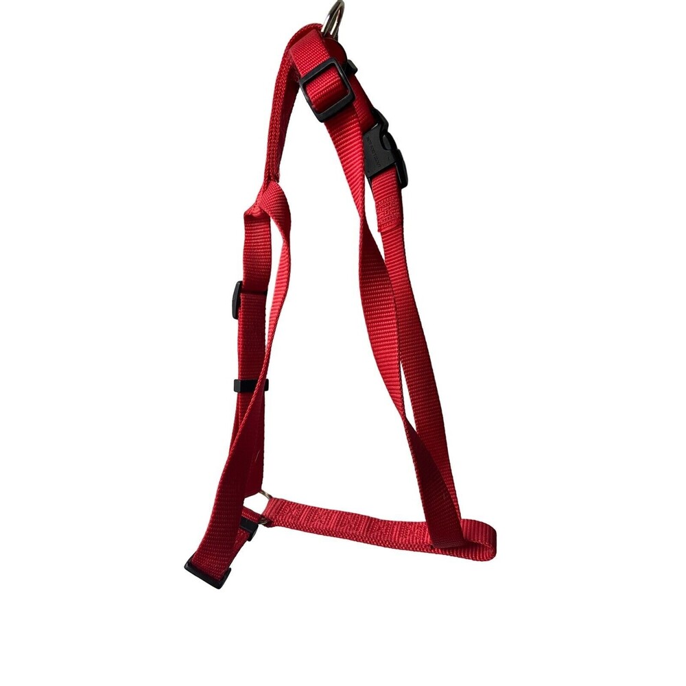 Dog Harness Nylon Red Fits Medium Sized Dog